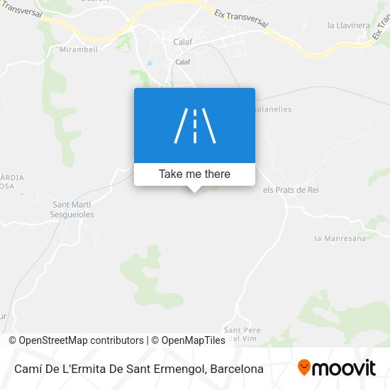 Camí De L'Ermita De Sant Ermengol map