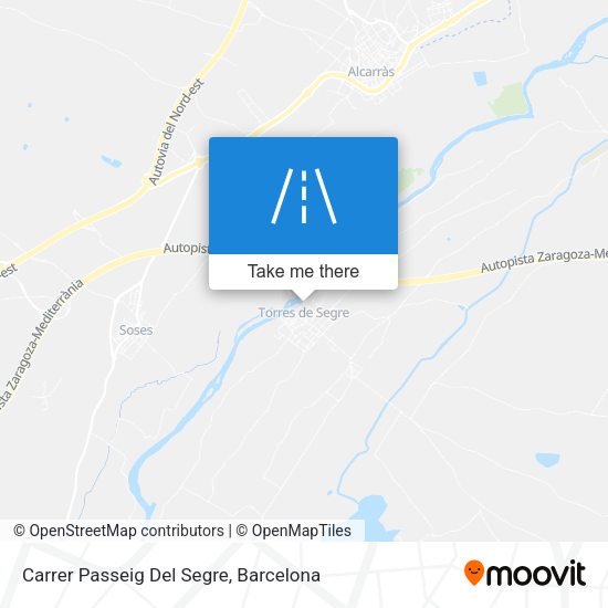 Carrer Passeig Del Segre map