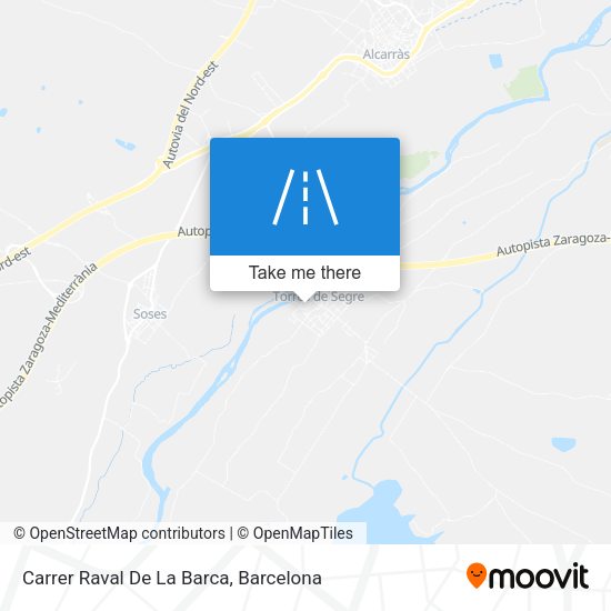 Carrer Raval De La Barca map