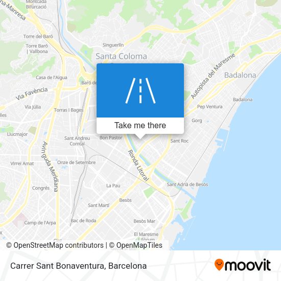 Carrer Sant Bonaventura map