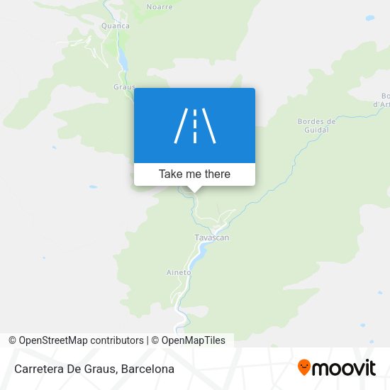 Carretera De Graus map