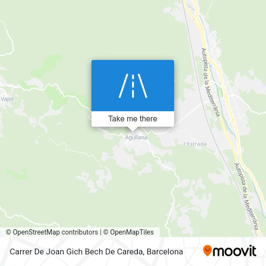 Carrer De Joan Gich Bech De Careda map