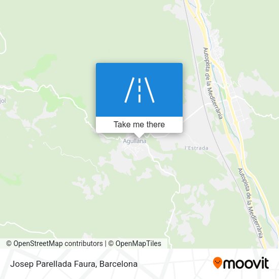 Josep Parellada Faura map