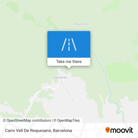 Cami Vell De Requesens map