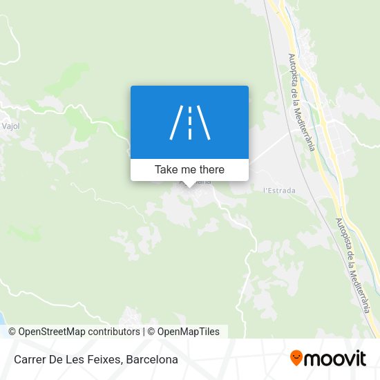 Carrer De Les Feixes map