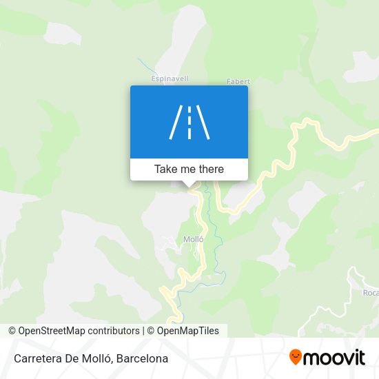 Carretera De Molló map