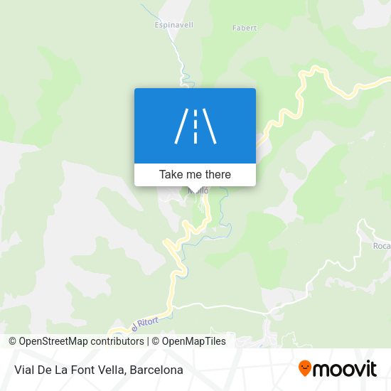 Vial De La Font Vella map