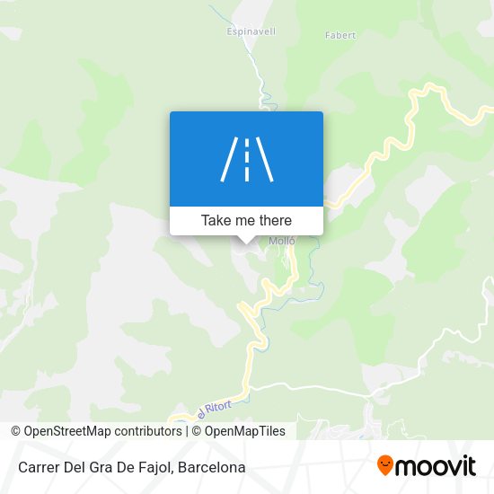 Carrer Del Gra De Fajol map