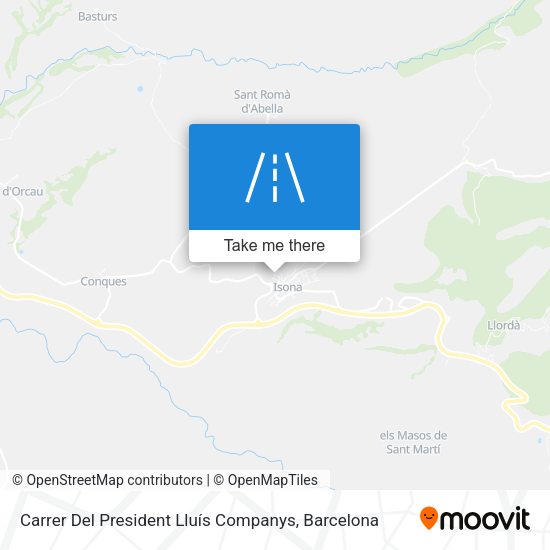 Carrer Del President Lluís Companys map