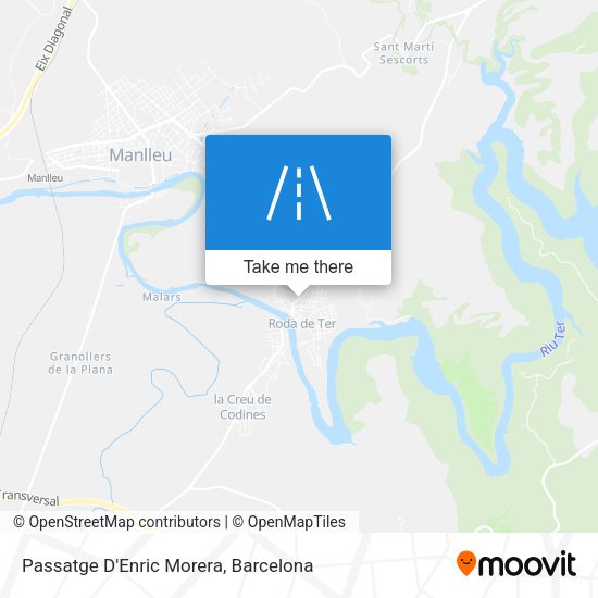 Passatge D'Enric Morera map