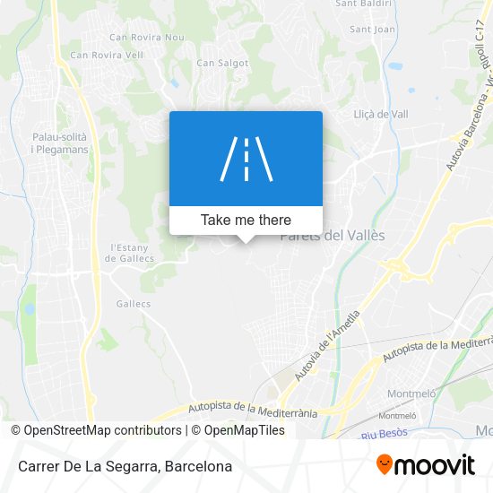 Carrer De La Segarra map