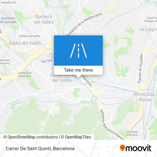 Carrer De Sant Quintí map