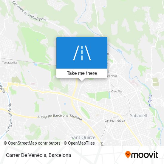 Carrer De Venècia map