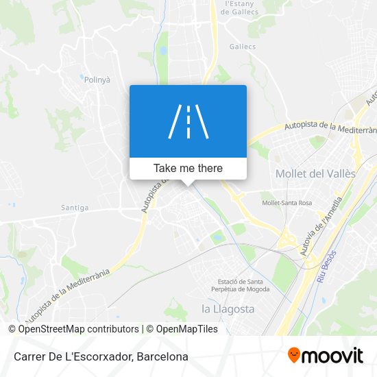 Carrer De L'Escorxador map