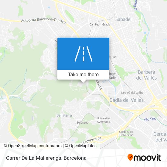 Carrer De La Mallerenga map