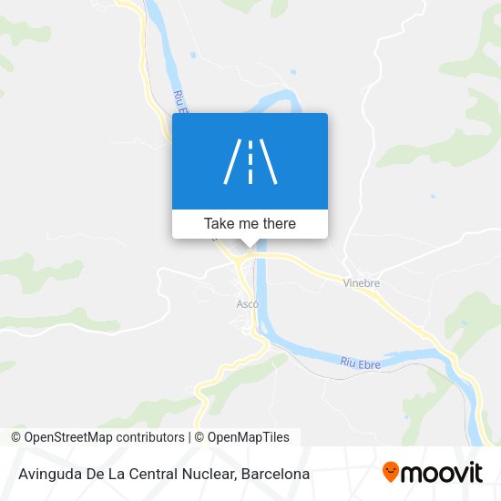 Avinguda De La Central Nuclear map
