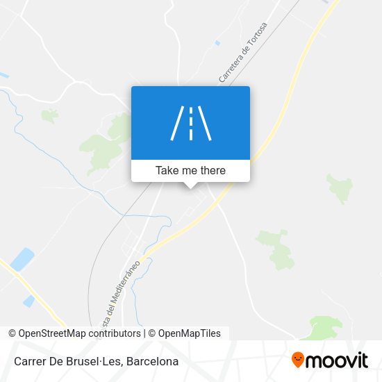 Carrer De Brusel·Les map