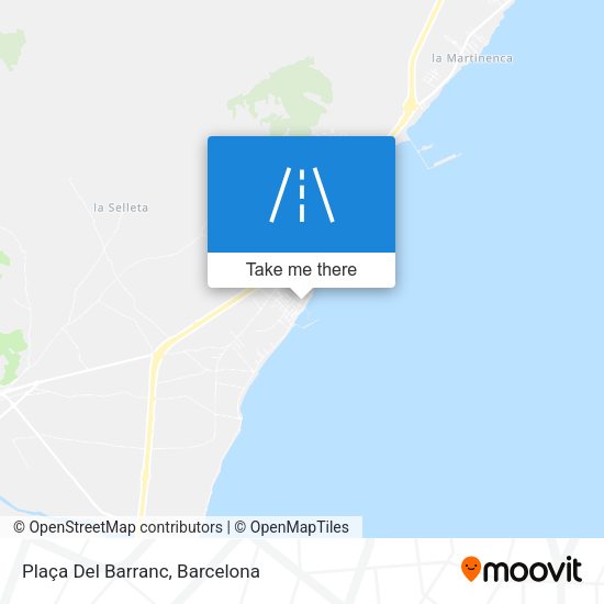 Plaça Del Barranc map