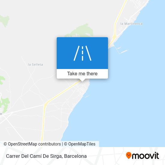 Carrer Del Camí De Sirga map
