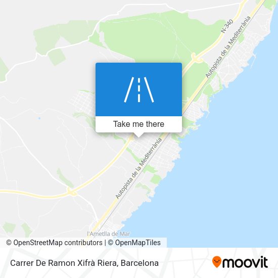 Carrer De Ramon Xifrà Riera map