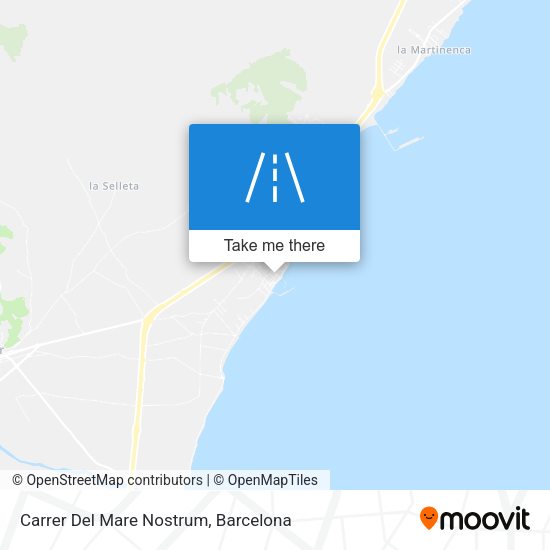 Carrer Del Mare Nostrum map