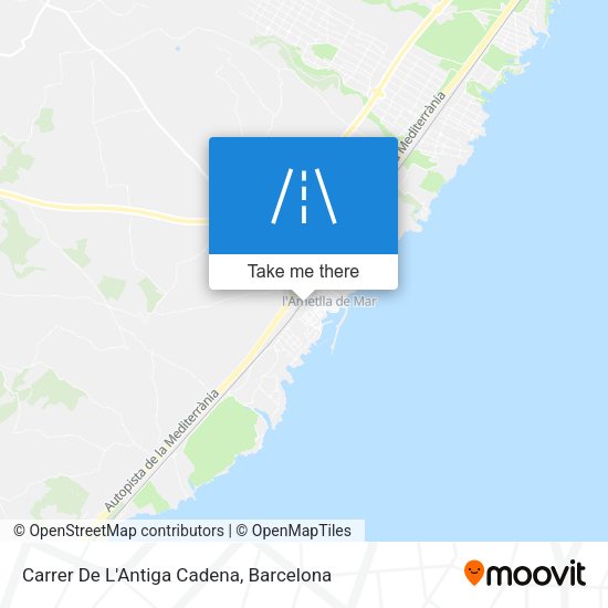 Carrer De L'Antiga Cadena map