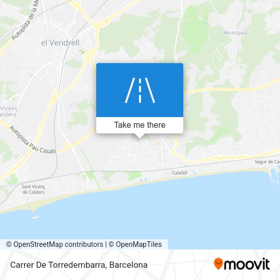 Carrer De Torredembarra map