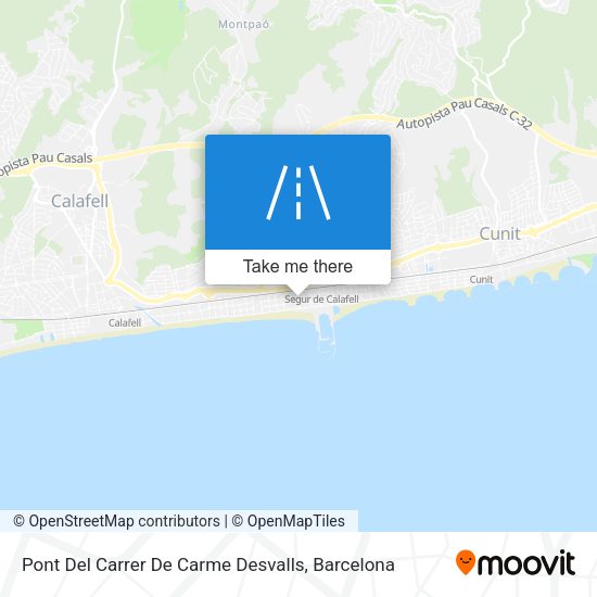 Pont Del Carrer De Carme Desvalls map