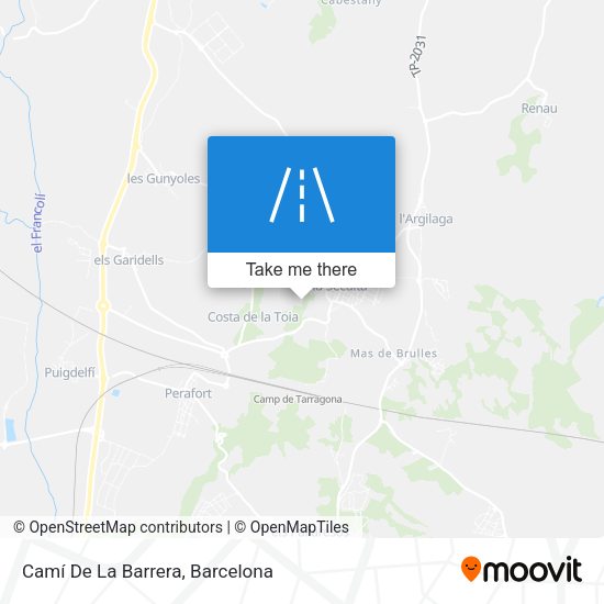Camí De La Barrera map