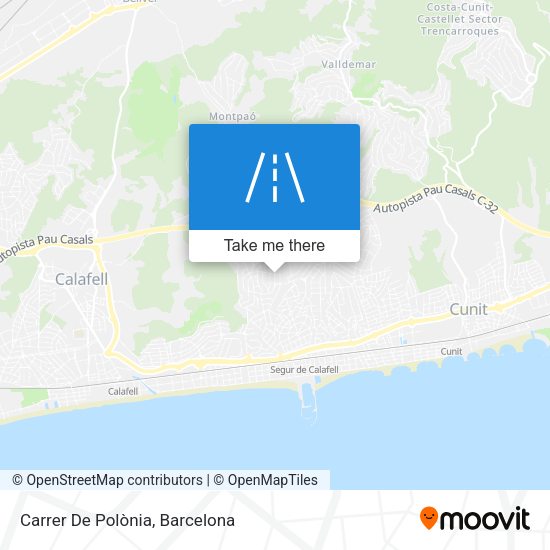 Carrer De Polònia map