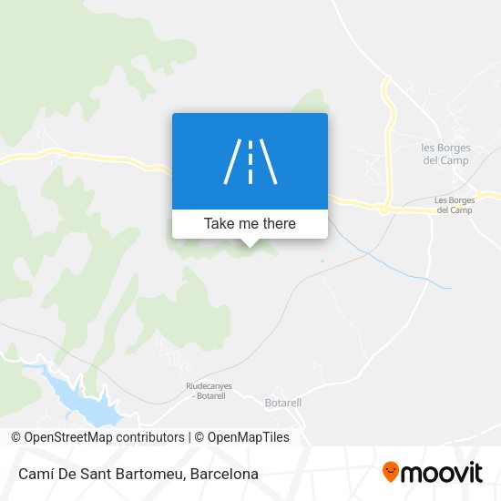 Camí De Sant Bartomeu map