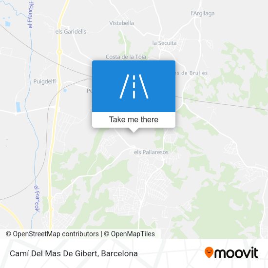 Camí Del Mas De Gibert map