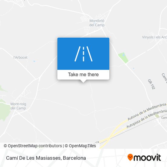 Camí De Les Masiasses map
