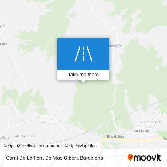 Camí De La Font De Mas Gibert map
