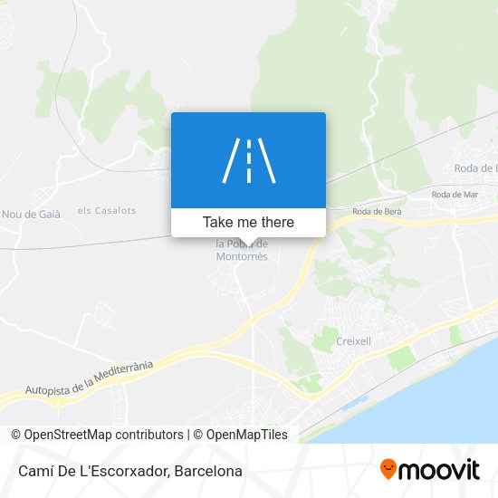 Camí De L'Escorxador map