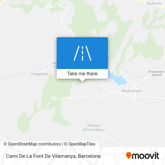 Camí De La Font De Vilamanya map
