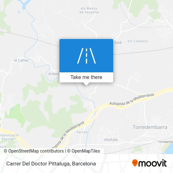 Carrer Del Doctor Pittaluga map