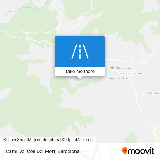 Camí Del Coll Del Mort map