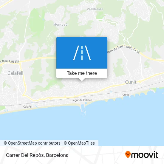 mapa Carrer Del Repòs