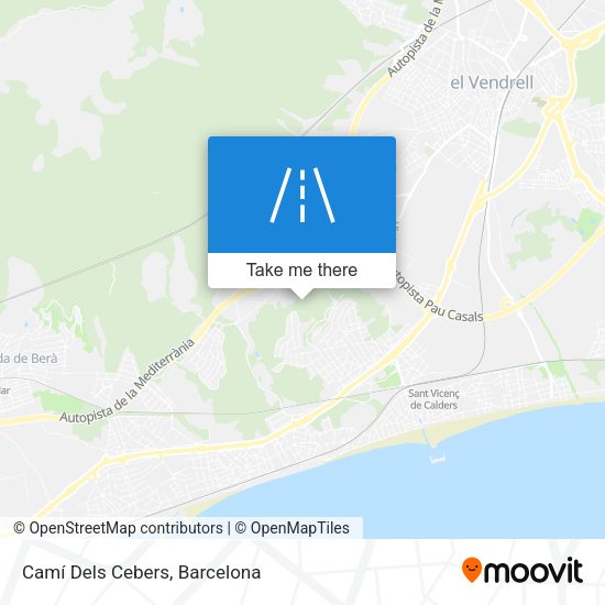 Camí Dels Cebers map