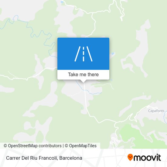 Carrer Del Riu Francolí map
