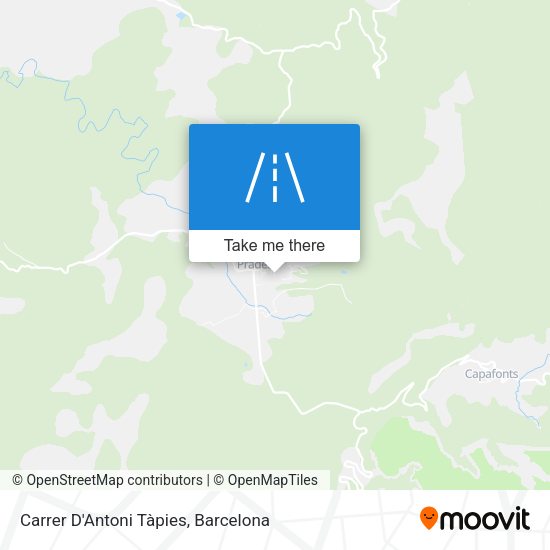 Carrer D'Antoni Tàpies map