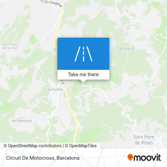 Circuit De Motocross map