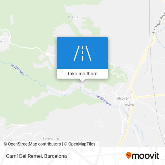 Camí Del Remei map