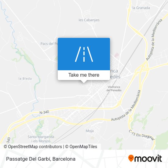 Passatge Del Garbí map