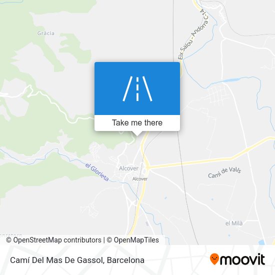 Camí Del Mas De Gassol map