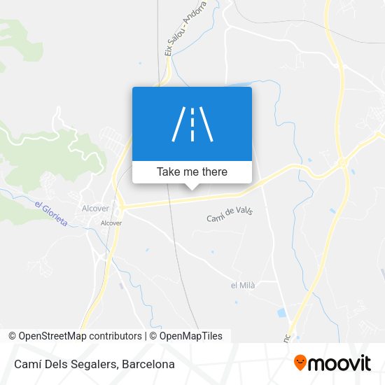 Camí Dels Segalers map