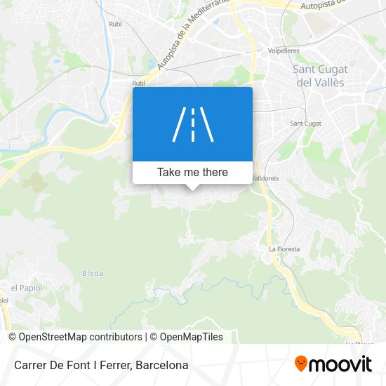 Carrer De Font I Ferrer map