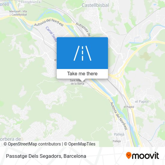 Passatge Dels Segadors map