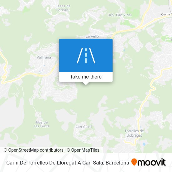 Camí De Torrelles De Lloregat A Can Sala map